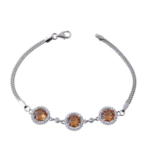     دستبند نقره زنانه بازرگانی میلادی کد DP_086