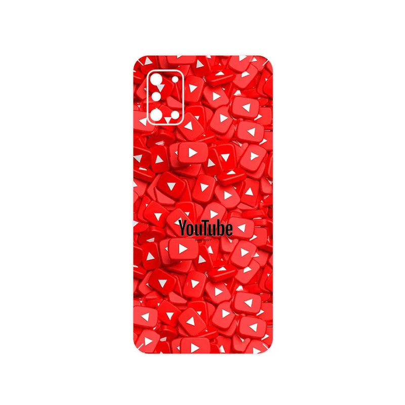 برچسب پوششی ماهوت مدل Youtube مناسب برای گوشی موبایل سامسونگ Galaxy A31