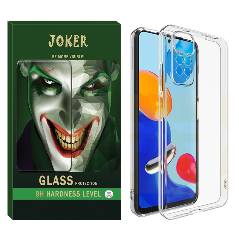 کاور جوکر مدل Clear مناسب برای گوشی موبایل شیائومی Redmi Note 11 4G Global / Note 11s 4G