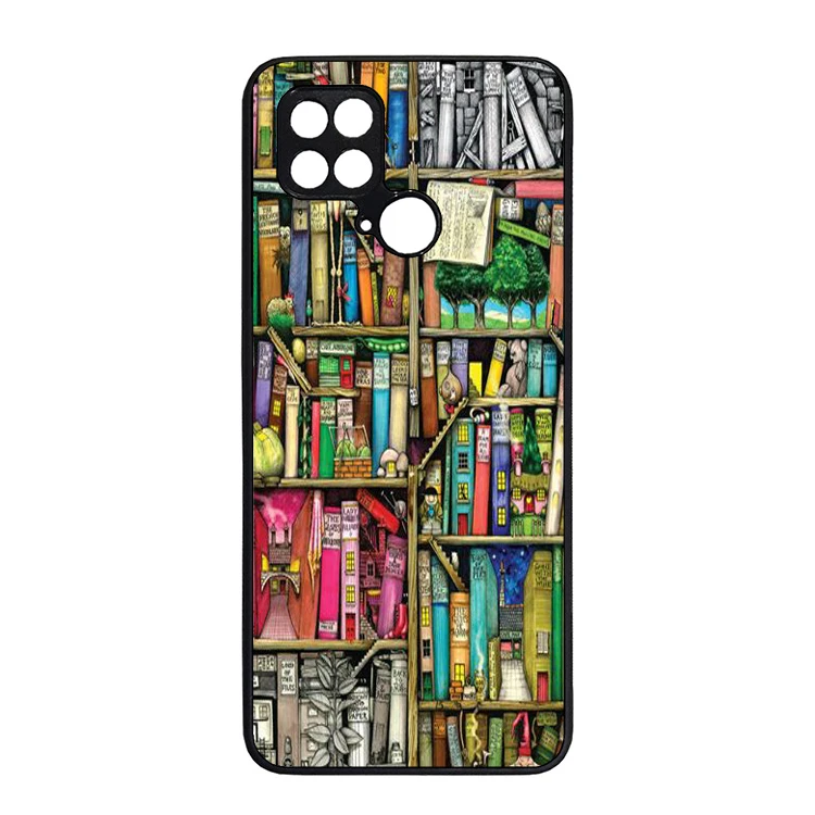 کاور گالری وبفر طرح کتابخانه مناسب برای گوشی موبایل شیائومی poco c40