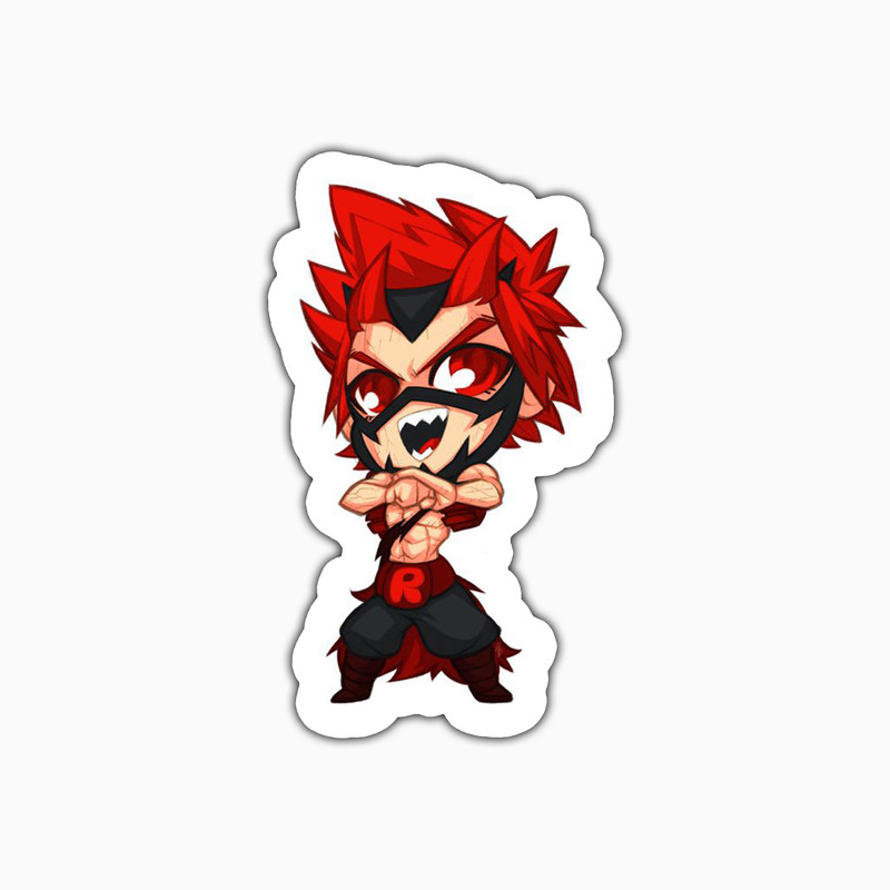 استیکر لپ تاپ و موبایل بووم طرح Chibi کد PS129