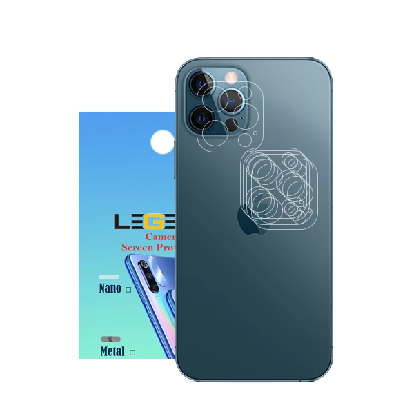 محافظ لنز دوربین نانو مدل nano-05 مناسب برای گوشی موبایل اپل iphone 12 pro بسته 5 عددی