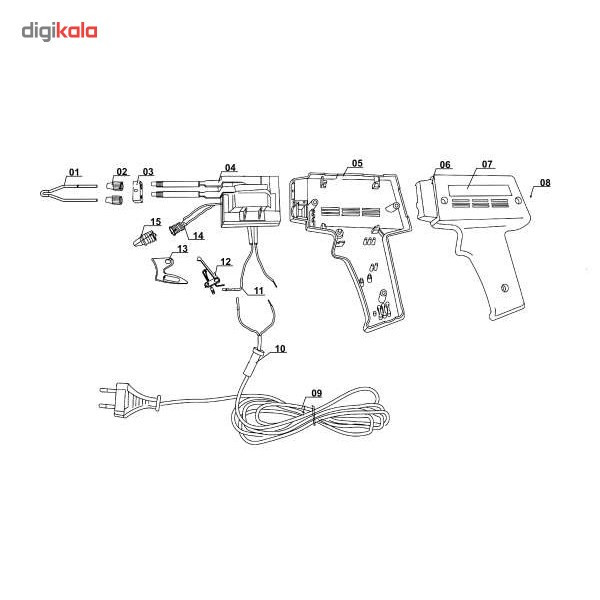 هویه 100 وات اینهل مدل BT-SG 100 هویه 100 وات اینهل مدل BT-SG 100