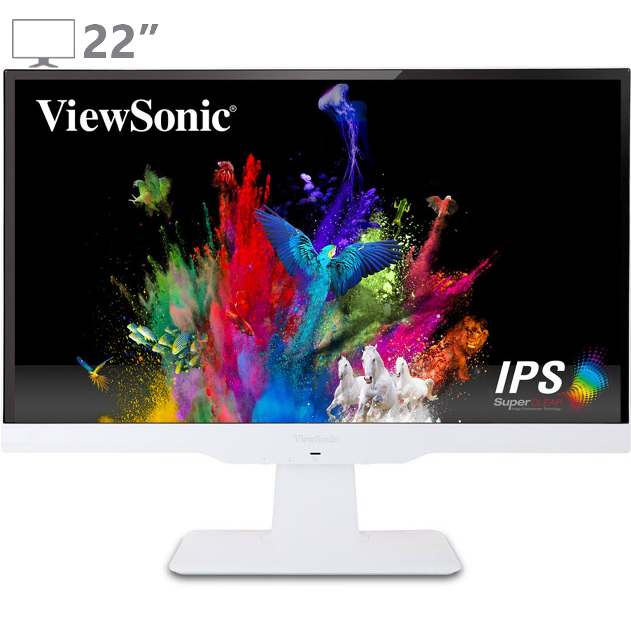 مانیتور ویوسونیک مدل VX2263SMHL-W سایز 22 اینچ
