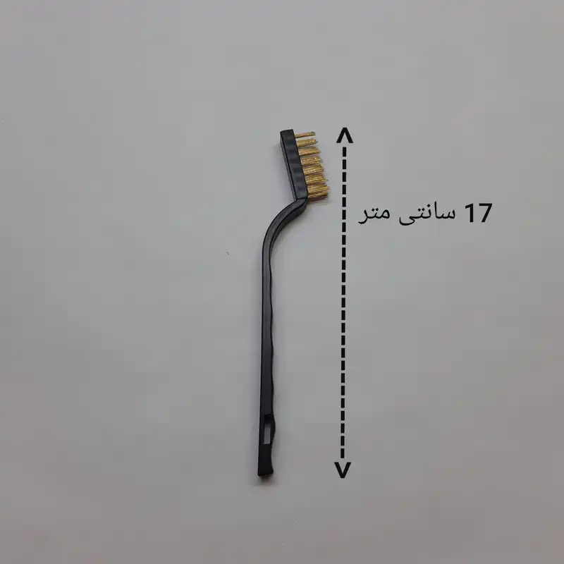 فرچه فلزی مدل دسته دار طرح مسواک بسته 3 عددی