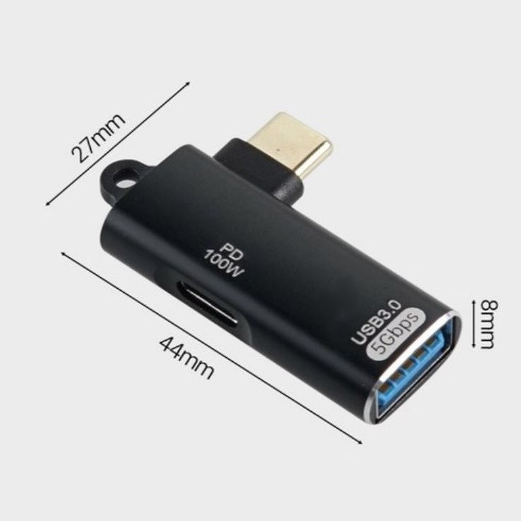 مبدل USB-C به USB3.0 مجنتیک مدل ADS-617-100W