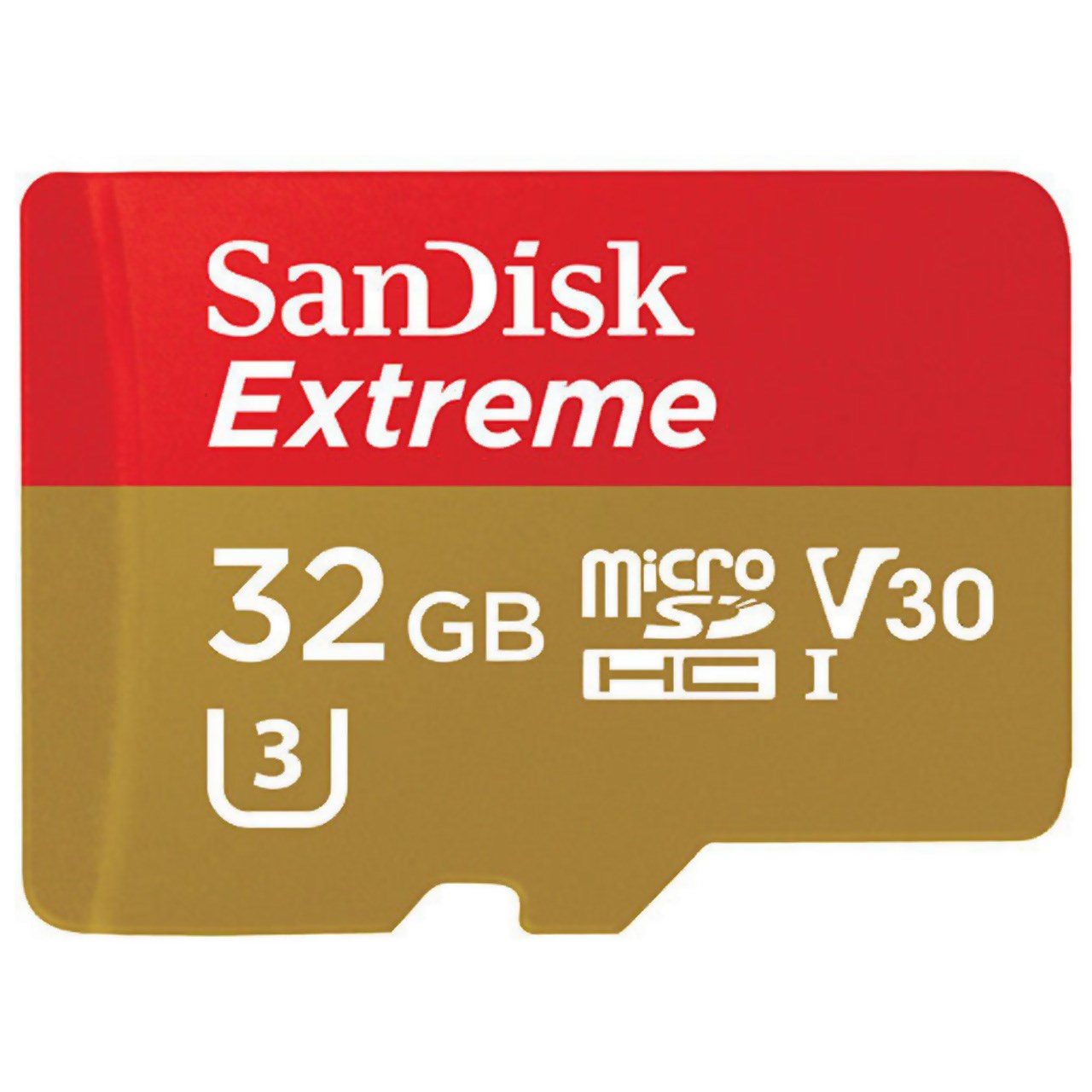 کارت حافظه microSDHC  مدل Extreme V30 کلاس 10 استاندارد UHS-I U3 سرعت 90MBps ظرفیت 32 گیگابایت