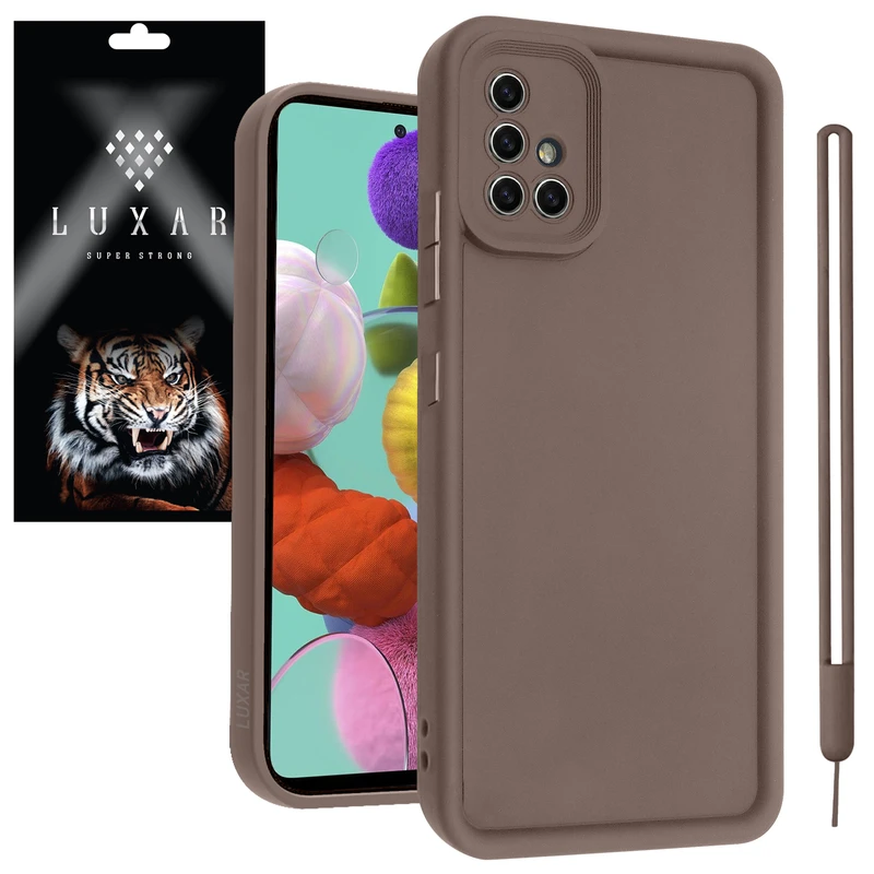 کاور لوکسار مدل a51 -Puffer band مناسب برای گوشی موبایل سامسونگ Galaxy A51 / M40S به همراه بند