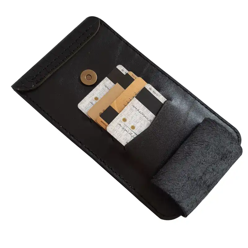 کیف پاسپورتی چرم روژه مدل دلوان