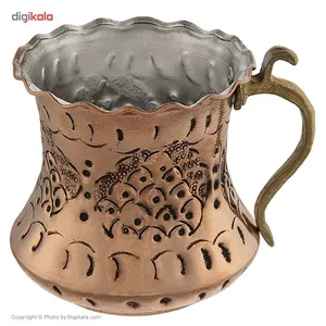 جا کارد و چنگال مسی آزین مس طرح حکاکی