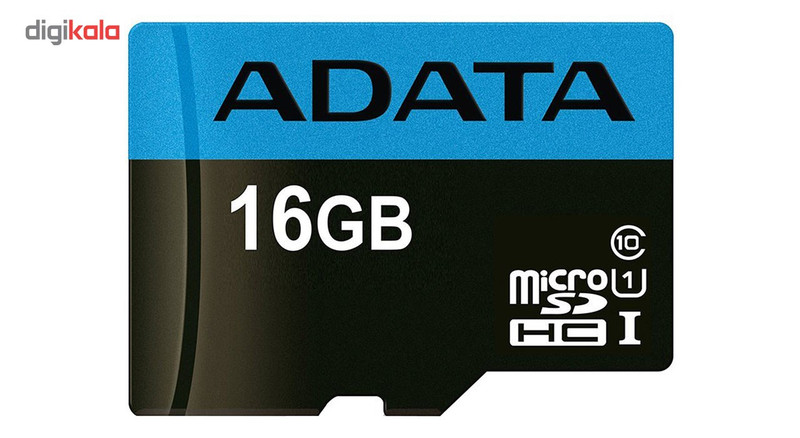 کارت حافظه‌ microSDHC ای دیتا مدل Premier کلاس 10 استاندارد UHS-I U1 سرعت 85MBps ظرفیت 16 گیگابایت