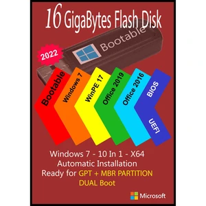 سیستم عامل Windows 7 AIO 10In1 X64 - Office 2016-2019 Pro Plus  نشر مایکروسافت