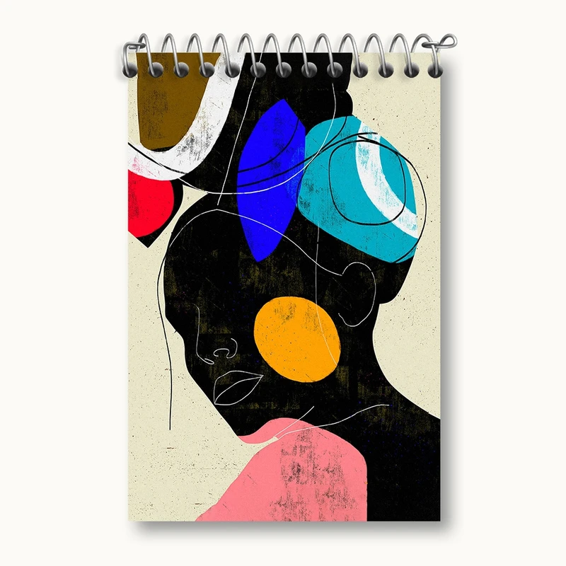 دفتر یادداشت 50 برگ خندالو مدل دکوراتیو (decorative) کد F31