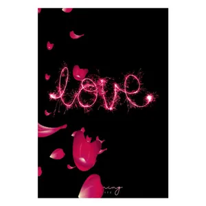 کارت پستال ماهتاب طرح LOVE کد 1613