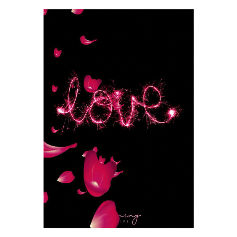 کارت پستال ماهتاب طرح LOVE کد 1613