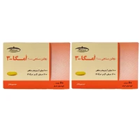 کپسول سافت ژل امگا 3 1000 میلی گرم فاقد جیوه با طعم پرتقال کارن 2 بسته 50 عددی
