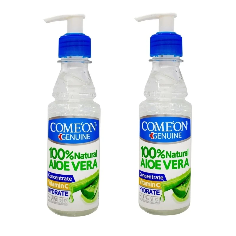 ژل آبرسان کامان مدل آلوئه ورا حجم 200 میلی لیتر مجموعه 2 عددی