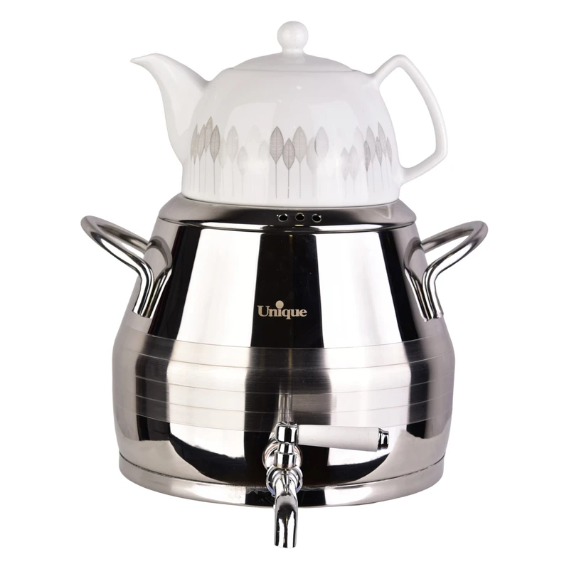 ست کتری و قوری یونیک کد 2 - 7297 گنجایش کتری 5 لیتر گنجایش قوری 1 لیتر 