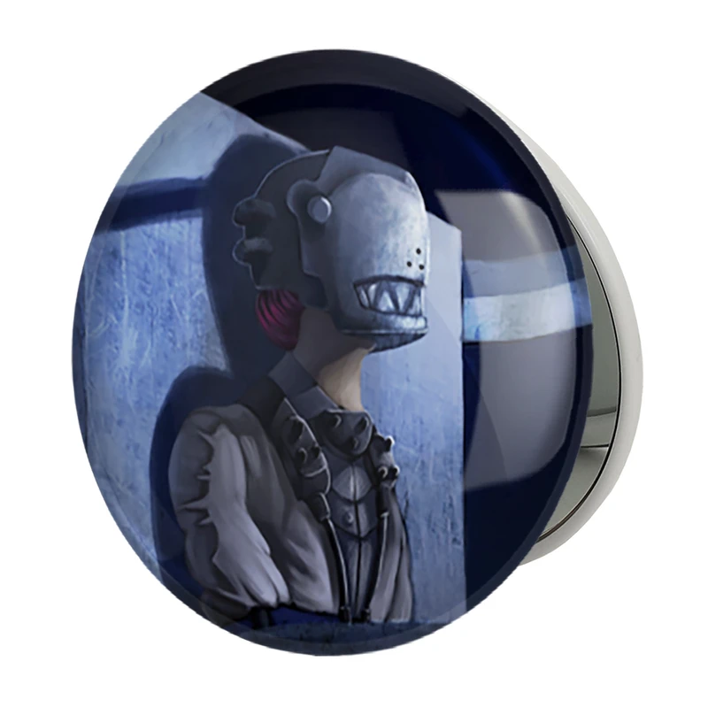 آینه جیبی خندالو طرح لوسی انیمه الفن لید مدل تاشو کد 32185