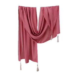 شال زنانه مدل حریر چهارخانه