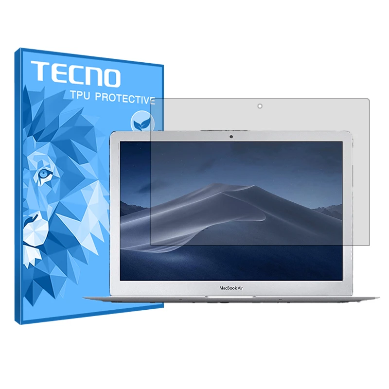 محافظ صفحه نمایش شفاف تکنو مدل Resistant مناسب برای لپ تاپ اپل macbook air 13.3 (a1466 a1369)