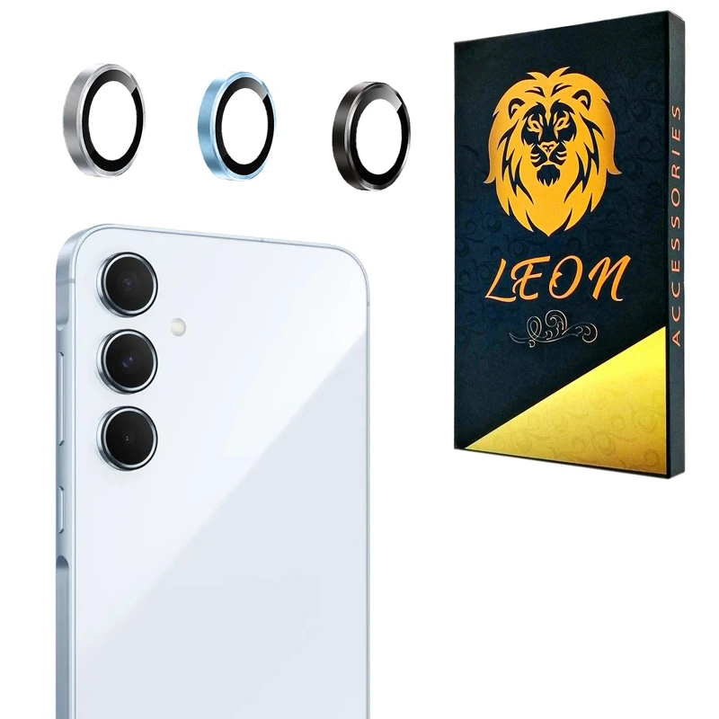 محافظ لنز دوربین فلزی لئون مدل Lenz مناسب برای گوشی موبایل سامسونگ Galaxy A55