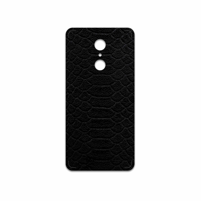 برچسب پوششی ماهوت مدل Black-Snake-Leather مناسب برای گوشی موبایل شیائومی REDMI 5