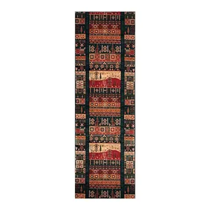 فرش ماشینی 700 شانه فرش هیوا زمینه سبز حاشیه سبز مدل بوستان 520