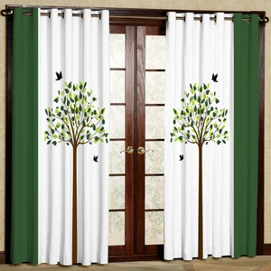پرده مدل مخمل پانچی کد 1160T2 سایز 200x140 سانتی متر