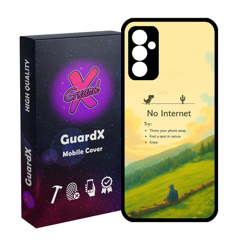 کاور گارد ایکس طرح بدون اینترنت مدل 10904 مناسب برای گوشی موبایل سامسونگ Galaxy A55 / A55 5G