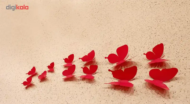 پروانه سالی وان بسته 40 عددی طرح سرخابی
