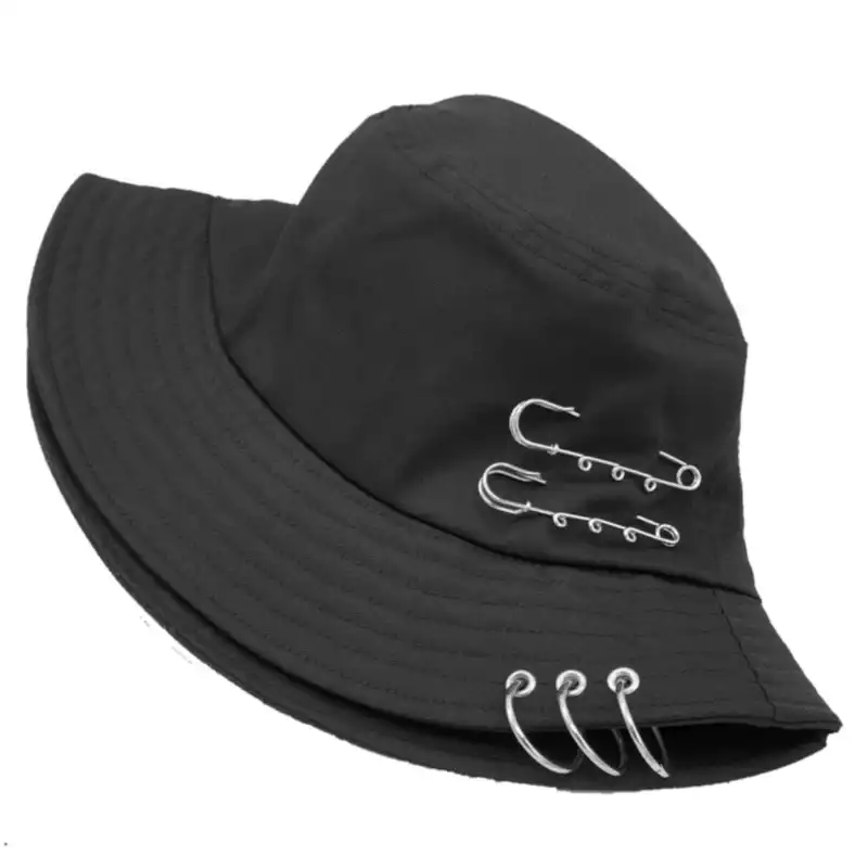 کلاه باکت مدل سنجاق دار و پیرسینگ