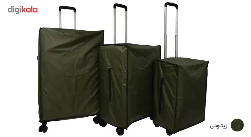 کاور چمدان مدل AK123 - G مجموعه 3 عددی