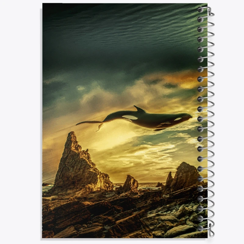 دفتر مشق 100 برگ خندالو طرح وال کد F1071