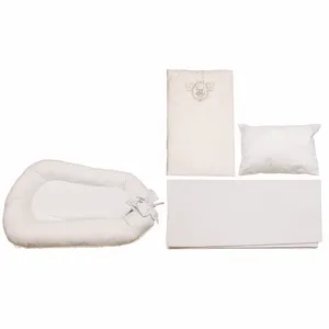 سرویس خواب نوزادی 4 تکه کیدبو  مدل Baby White