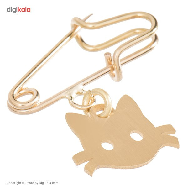 سنجاق سینه طلا 18 عیار رزا مدل PG22