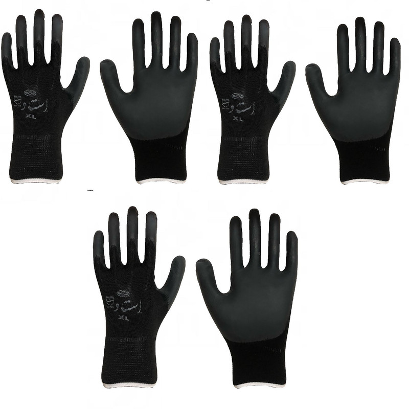 دستکش ایمنی استادکار مدل BH8 بسته 3 عددی دستکش ایمنی استادکار مدل BH8 بسته 3 عددی