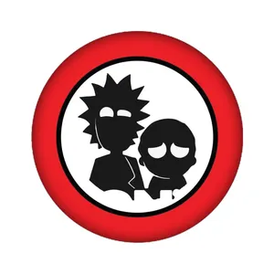 زیر لیوانی مدل ریک و مورتی کد 437