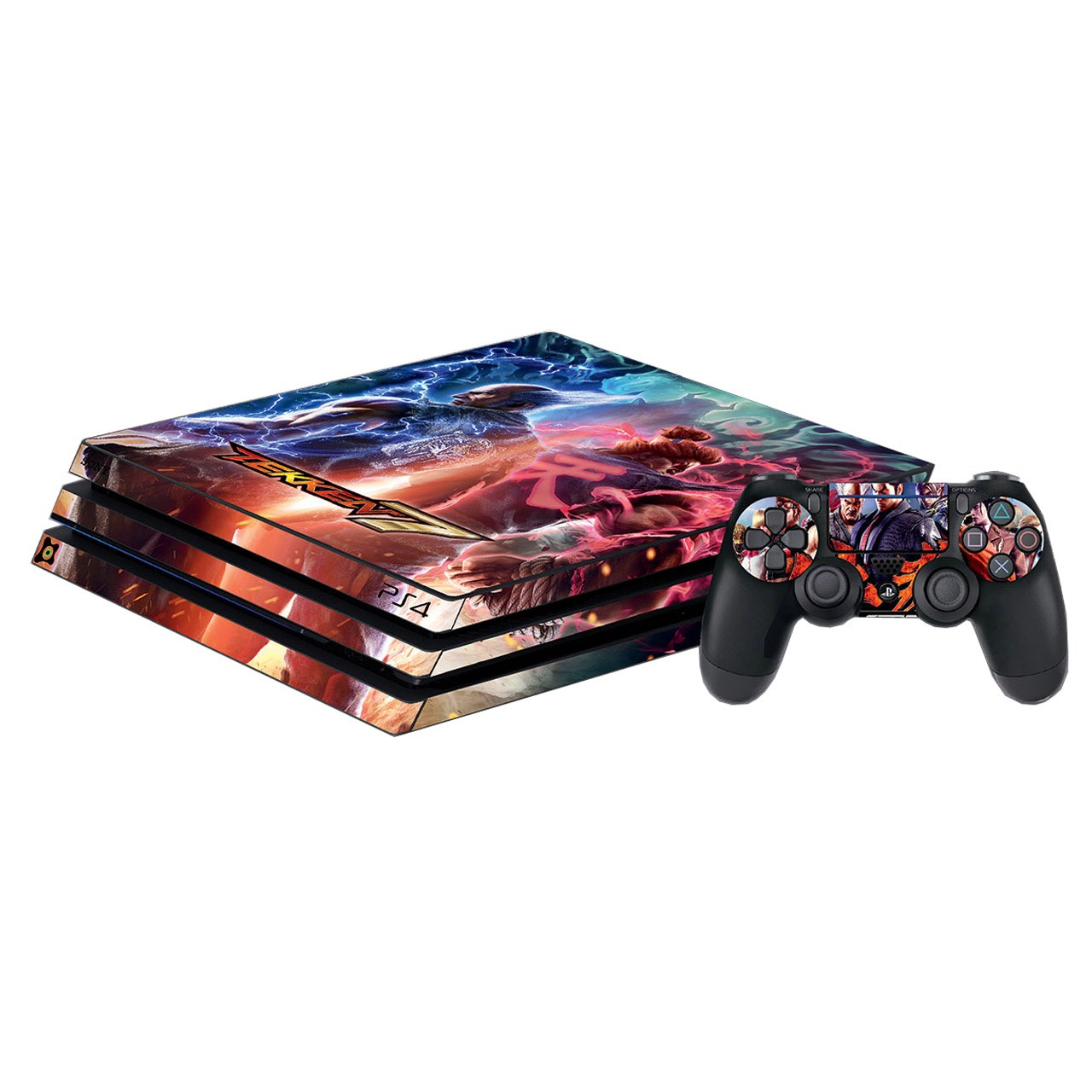 برچسب پلی استیشن 4 Pro آی گیمر طرح Tekken 7