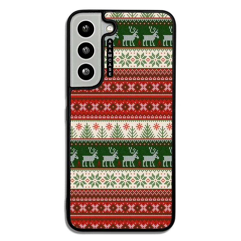 کاور آکام مدل AMC-WSGS22-CHRISTMAS-15 مناسب برای گوشی موبایل سامسونگ Galaxy S22