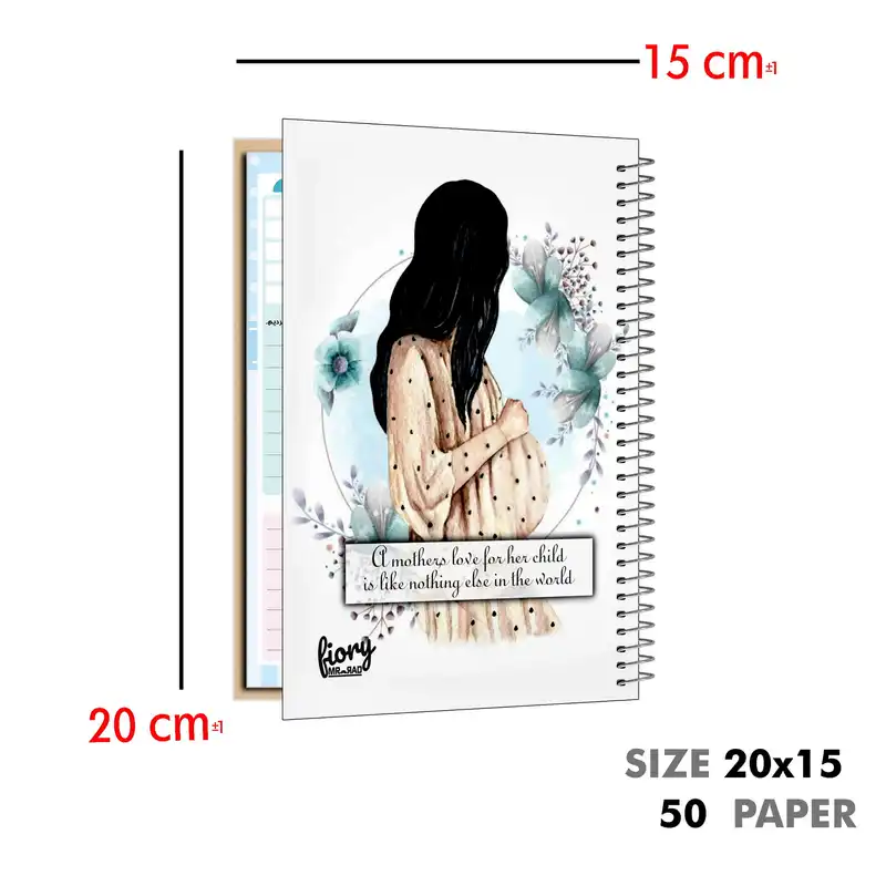 دفتر بارداری مستر راد طرح مادری در حال آفریدن عشق کد 2520 fiory