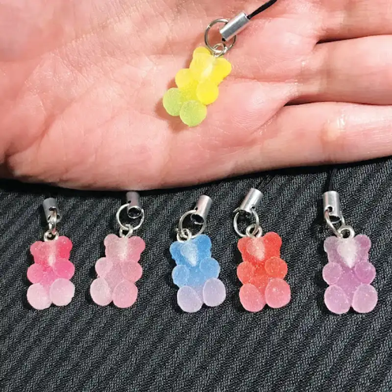 گردنبند زنانه مدل پاستیل خرسی شکری