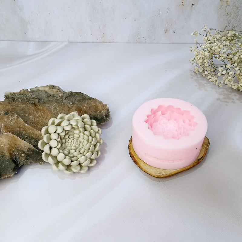 قالب شمع کوشا اکسسوری مدل گل داوودی