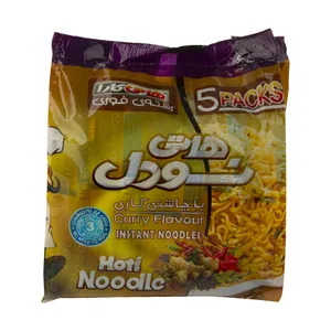 هاتی نودل با عصاره کاری هاتی کارا مقدار 77 گرم بسته 5 عددی