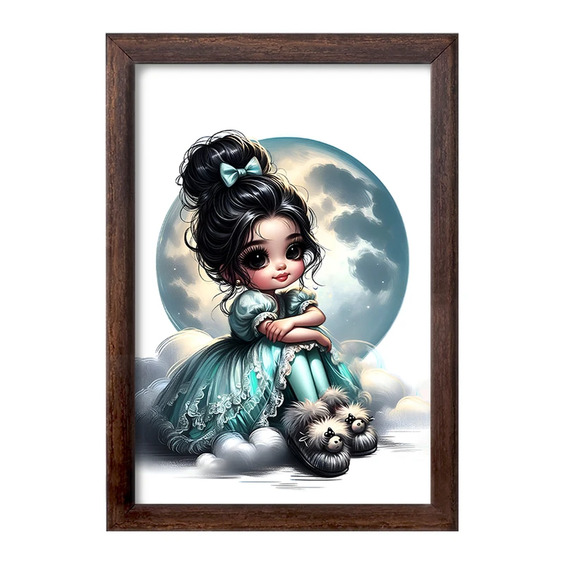 تابلو خندالو طرح دخترانه کیوت کد F5512