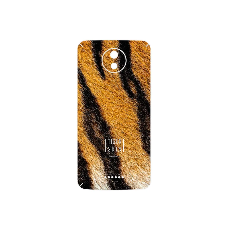 برچسب پوششی ماهوت مدل Tiger Skin مناسب برای گوشی موبایل موتورولا Moto C Plus
