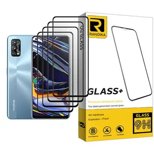 Randika Randika Glass MIX004 Screen Protector For Realme 7 Pro Pack Of 4