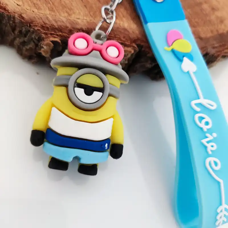 جاکلیدی مدل سیلیکونی طرح مینیون تک چشم و عینک کد DB31