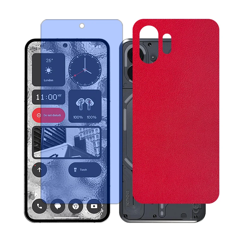 محافظ صفحه نمایش بلو کات گلس مدل Together مناسب برای گوشی موبایل ناتینگ 2 Phone به همراه برچسب پوششی پشت گوشی