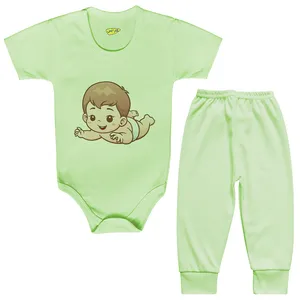 ست بادی و شلوار نوزادی کارانس مدل BSTG-3083